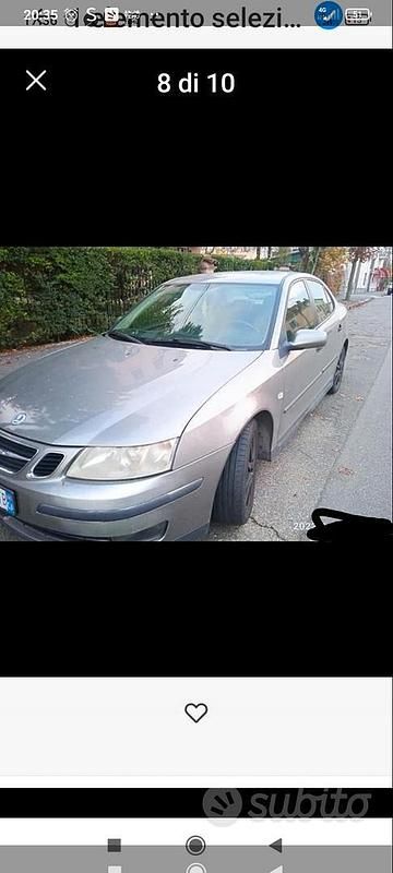 Grigio Usata 2004 Saab 9-3 Tre volumi | 1350 € - Immagine 1/4