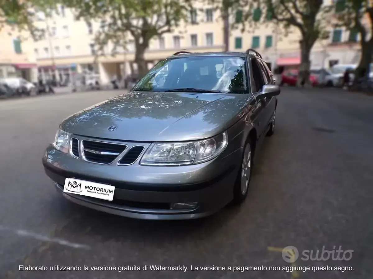 Usata Saab 9-5 Vector 120 CV (88 kW) 2003 Grigio Station wagon
