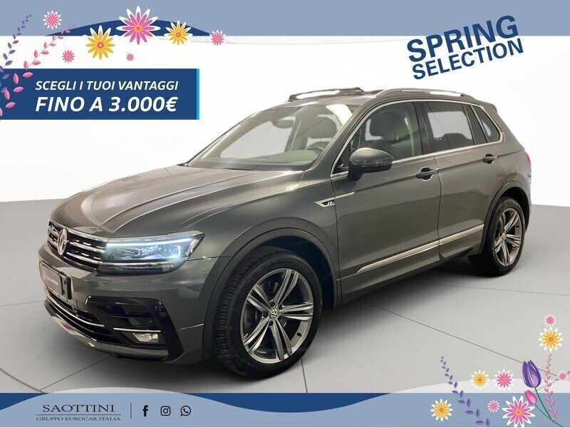 Indium grey metallizzato Usata 2020 VW Tiguan Advance SUV | 28.800 € (Ottimo prezzo) - Immagine 1/4
