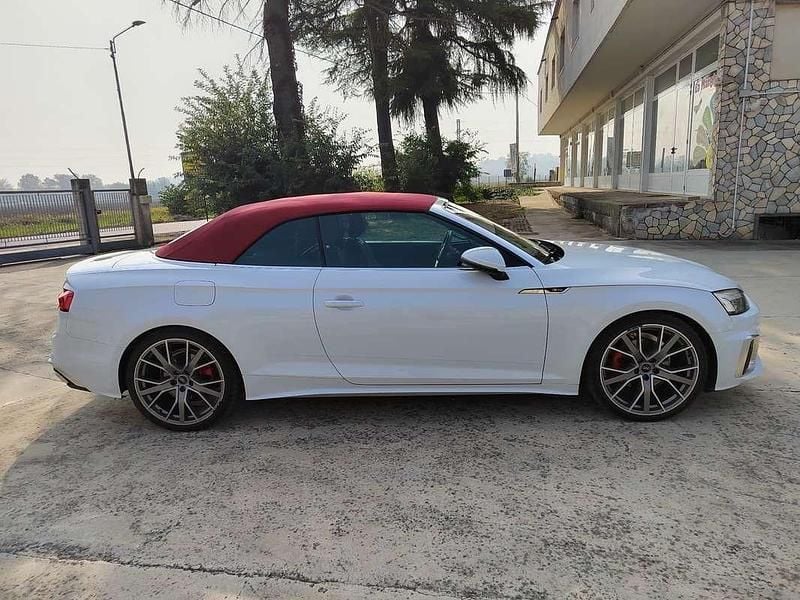Usata Audi A5 Cabriolet S-Line 190 CV (139 kW) 2020 Bianco Cabrio