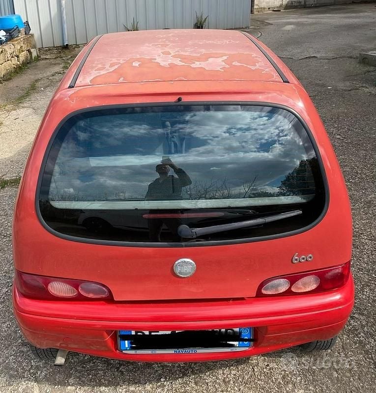 Usata Fiat Seicento 54 CV (39 kW) 2006 Rosso Utilitaria