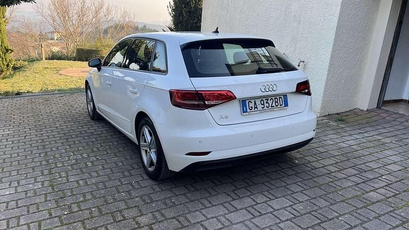 Usata Audi A3 Ambiente 131 CV (96 kW) 2020 Bianco Berlina