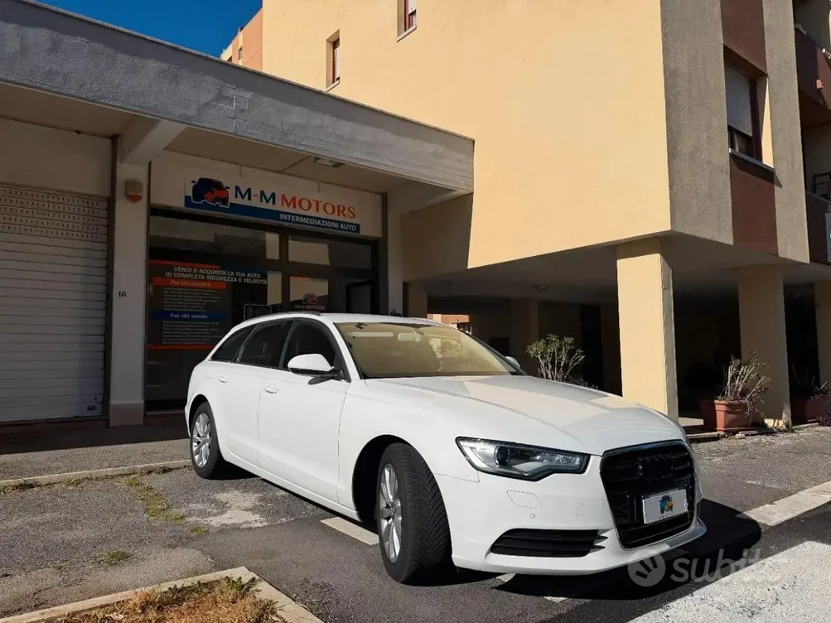 Usata Audi A6 Advanced Plus 177 CV (130 kW) 2012 Bianco Station wagon