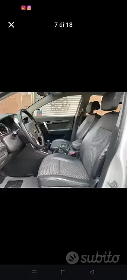 Usata Chevrolet Captiva 127 CV (93 kW) 2009 Bianco SUV
