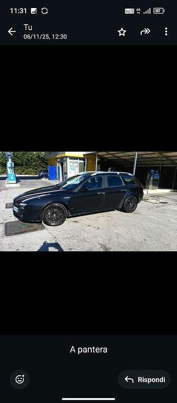 Usata Alfa Romeo 159 Distinctive 150 CV (110 kW) 2008 Nero Station wagon