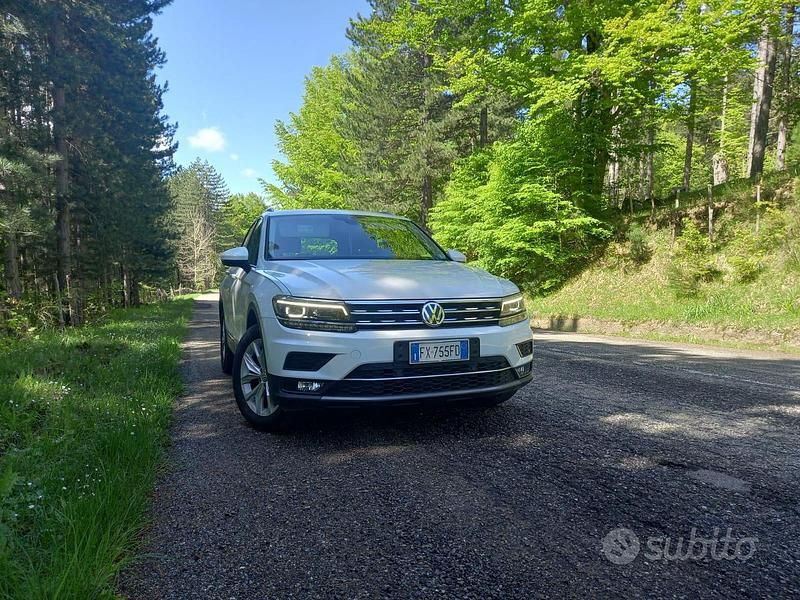 Usata VW Tiguan Advance 150 CV (110 kW) 2019 Bianco SUV