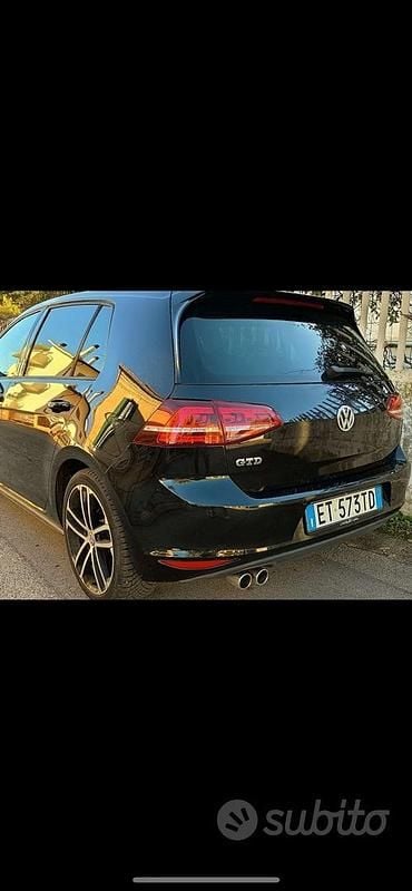 Usata VW Golf VII GTD 184 CV (135 kW) 2014 Nero Berlina