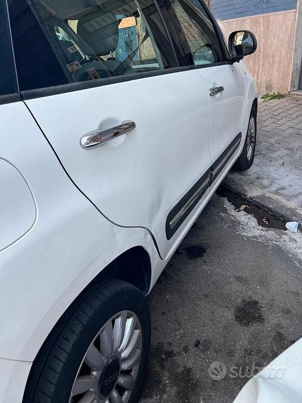 Usata Fiat 500L 80 CV (58 kW) 2014 Bianco Monovolume