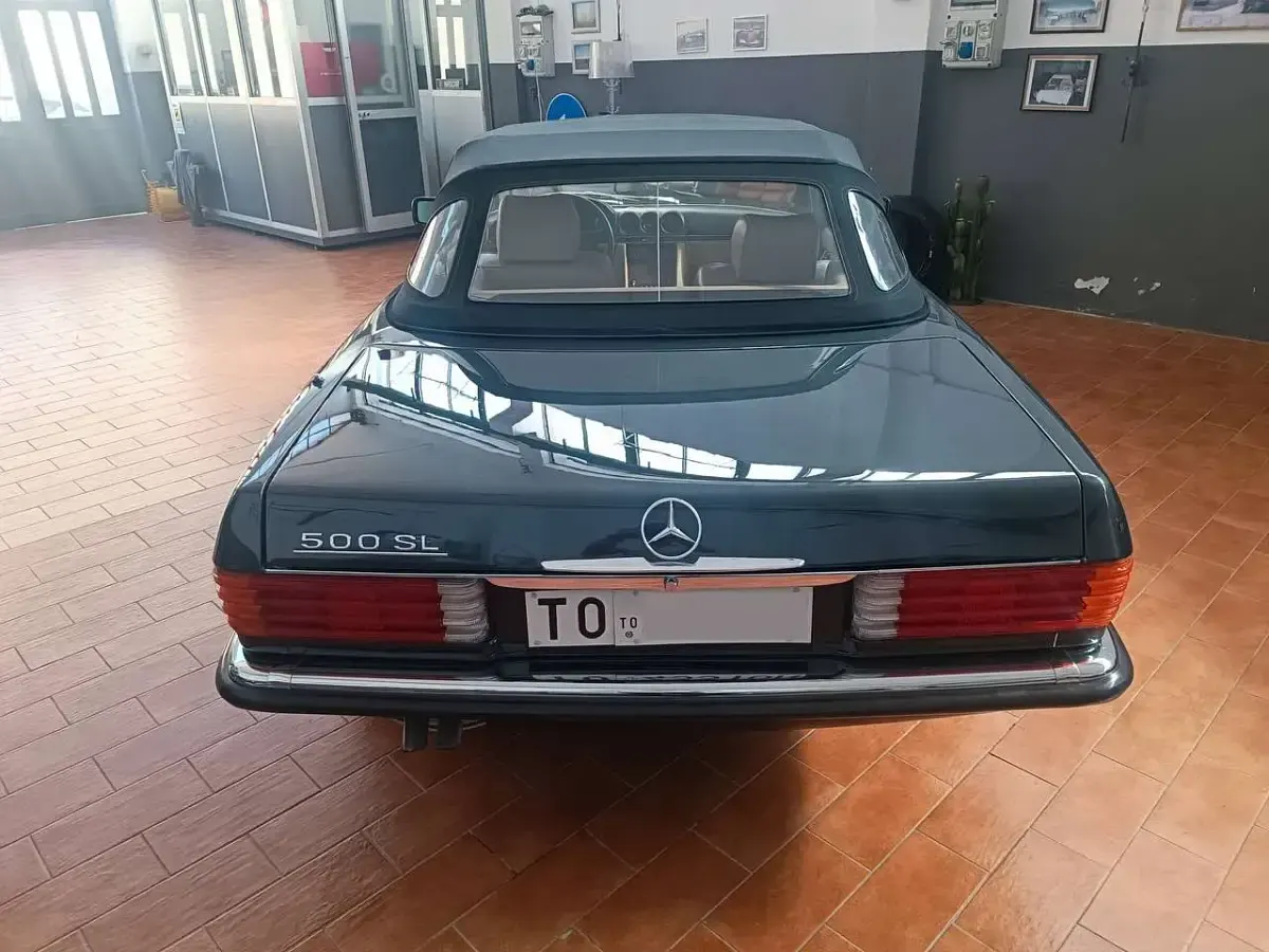 Usata Mercedes SL500 245 CV (180 kW) 1986 Nero Cabrio