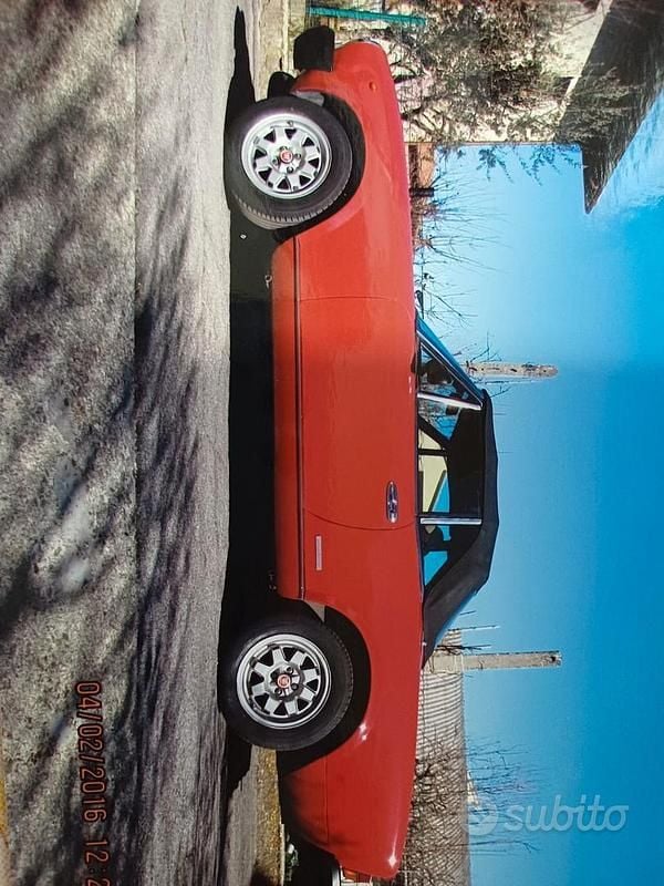 Usata Fiat 124 Spider 1982 Rosso Cabrio