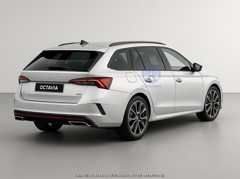 Usata Skoda Octavia RS 200 CV (147 kW) 2024 Bianco Station wagon
