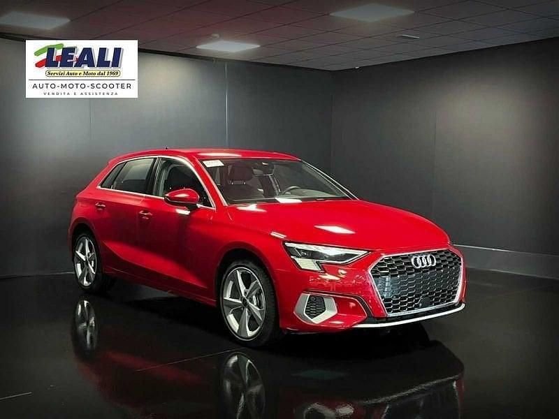 Usata Audi A3 Advanced 149 CV (109 kW) 2023 Rosso Berlina