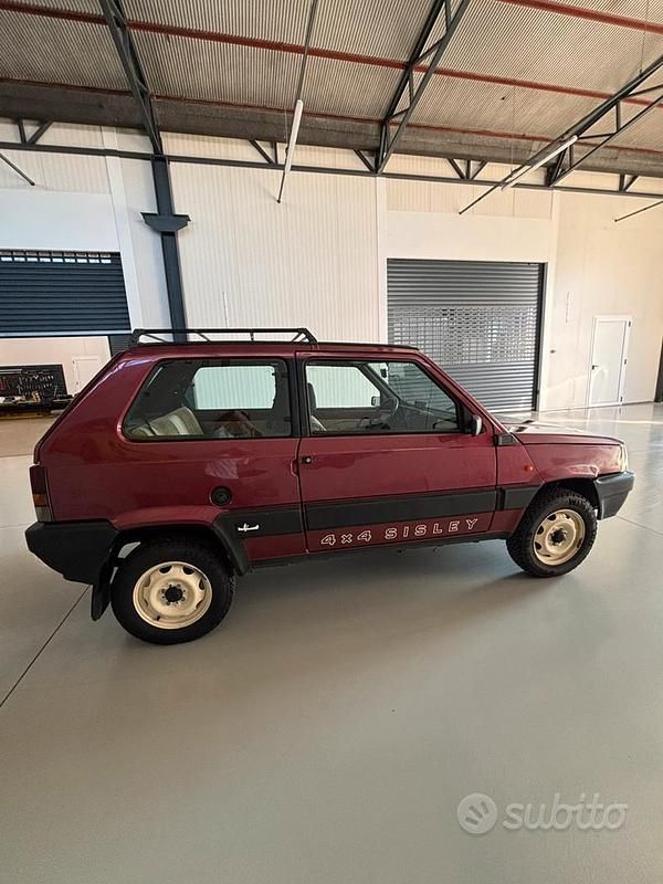 Usata Fiat Panda 4x4 50 CV (36 kW) 1987 Rosso Utilitaria