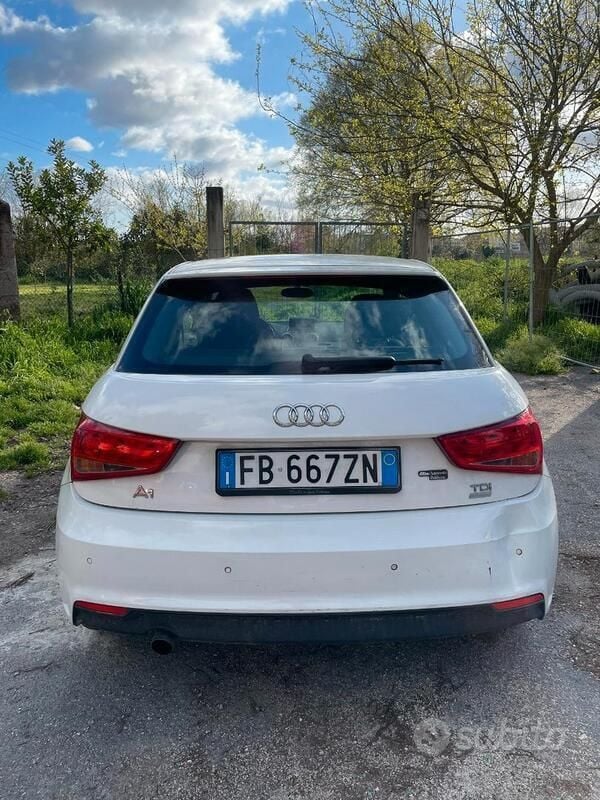 Usata Audi A1 90 CV (66 kW) 2016 Bianco Utilitaria