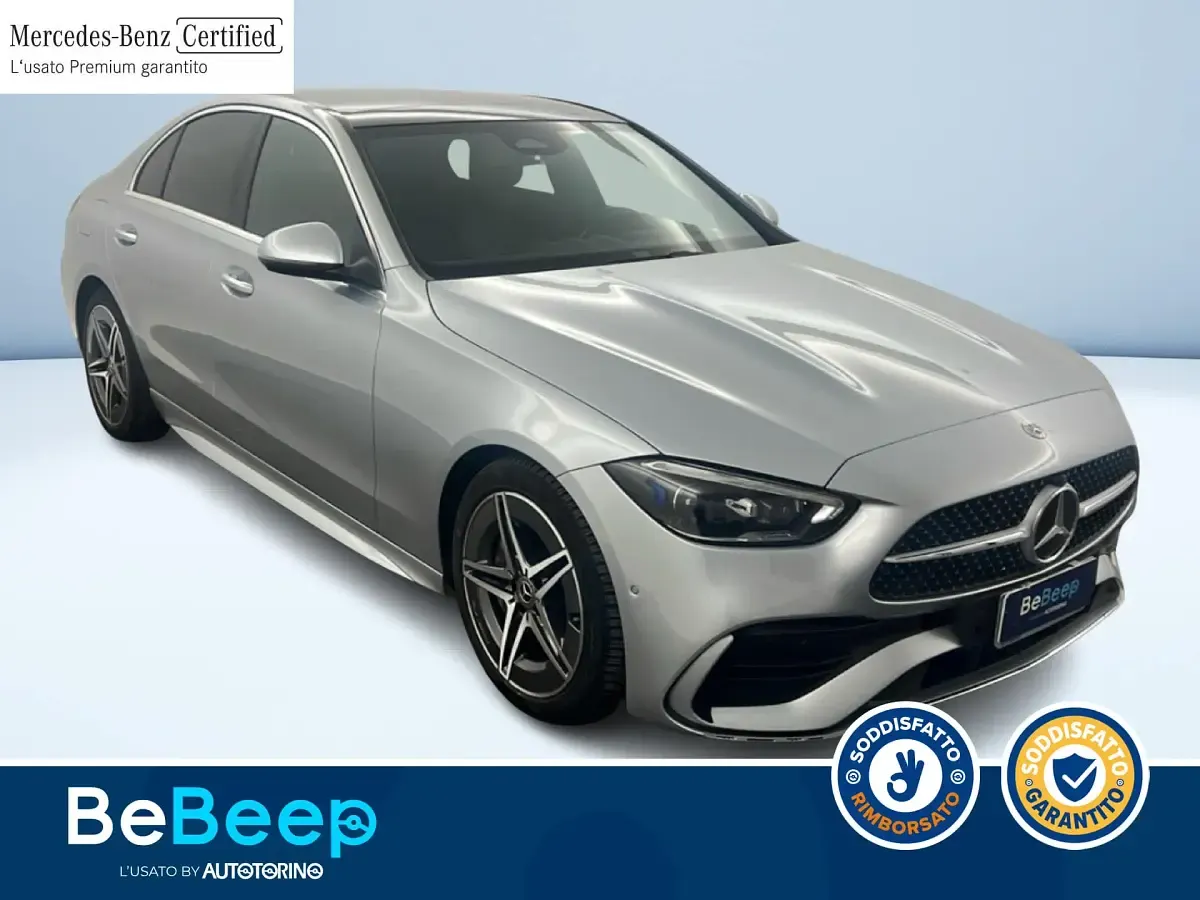 Usata Mercedes C300e Premium Plus 265 CV (194 kW) 2022 Nero pastello Berlina