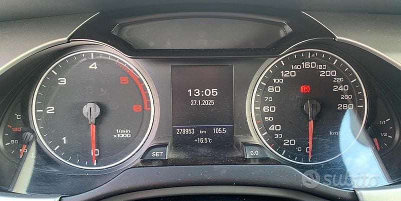 Usata Audi A4 2009 Nero Berlina