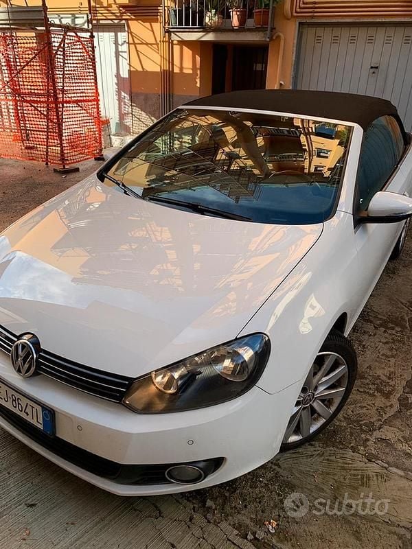 Usata VW Golf 2011 Bianco Cabrio