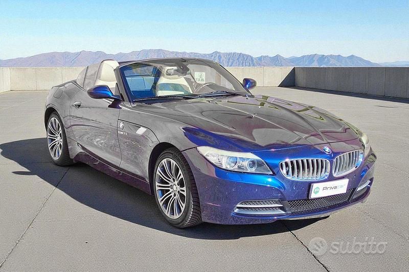 Usata BMW Z4 Efficient Dynamics 204 CV (150 kW) 2010 Blu Cabrio