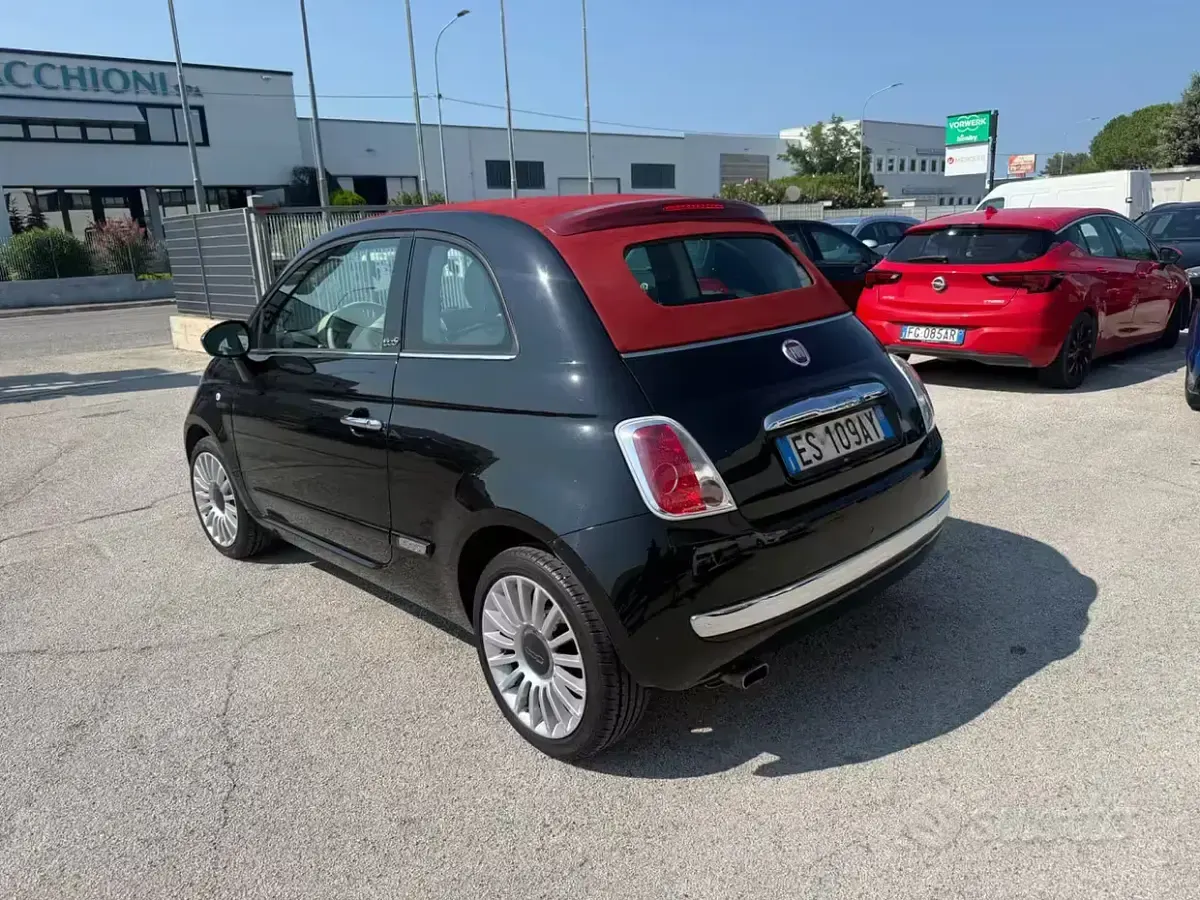 Usata Fiat 500C Lounge 69 CV (50 kW) 2013 Nero Cabrio
