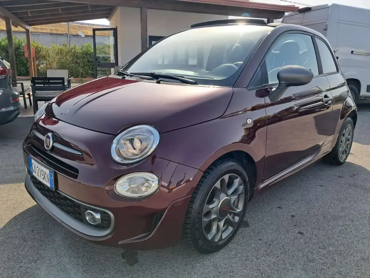 Usata Fiat 500C Sport 69 CV (50 kW) 2020 Rosso Cabrio
