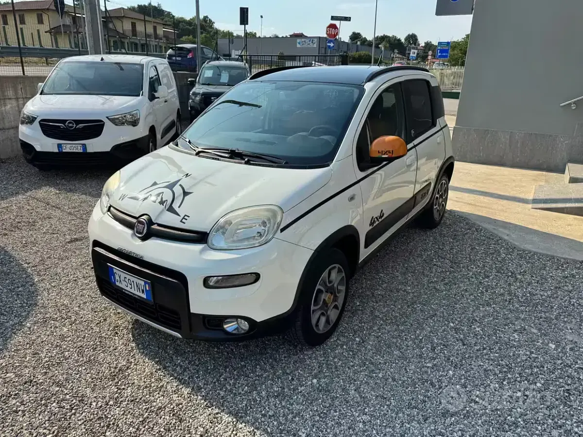 Usata Fiat Panda 4x4 S 75 CV (55 kW) 2013 Bianco Utilitaria