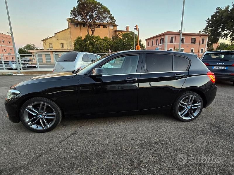 Usata BMW 116 Advantage 116 CV (85 kW) 2017 Nero Utilitaria