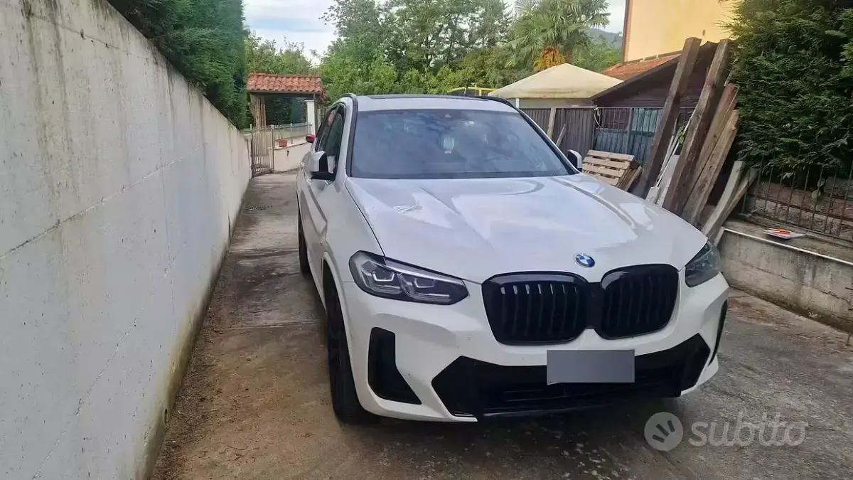 Usata BMW X3 M Sport 190 CV (139 kW) 2022 Bianco SUV
