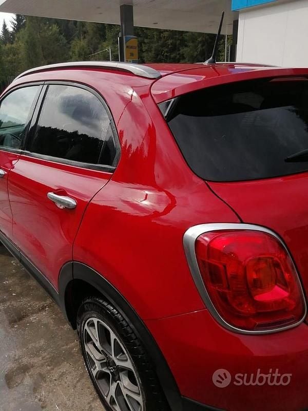 Usata Fiat 500X 140 CV (102 kW) 2016 Rosso SUV