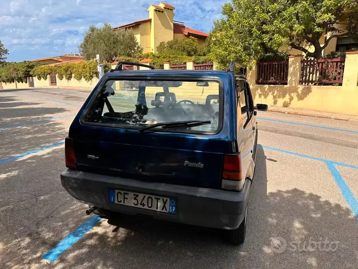 Usata Fiat Panda 54 CV (39 kW) 2003 Bluazzurro Utilitaria
