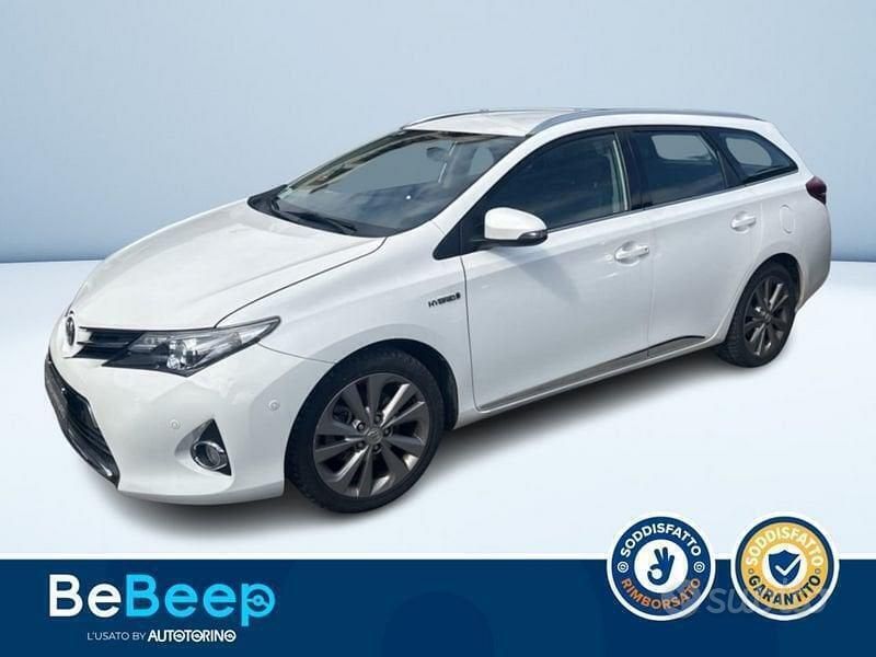 Bianco pastello Usata 2014 Toyota Auris Hybrid Lounge Station wagon | 10.800 € (Buon prezzo) - Immagine 1/3