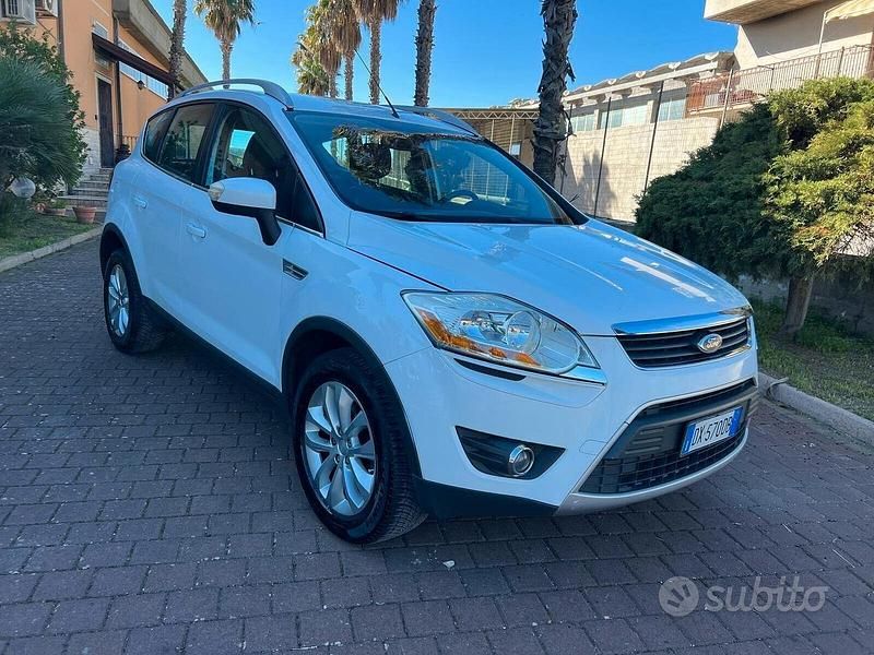 Bianco Usata 2009 Ford Kuga Titanium SUV | 6690 € (Cara) - Immagine 1/4