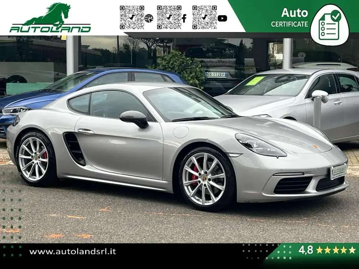Usata Porsche 718 299 CV (219 kW) 2022 Argento gt metallizzato Coupé