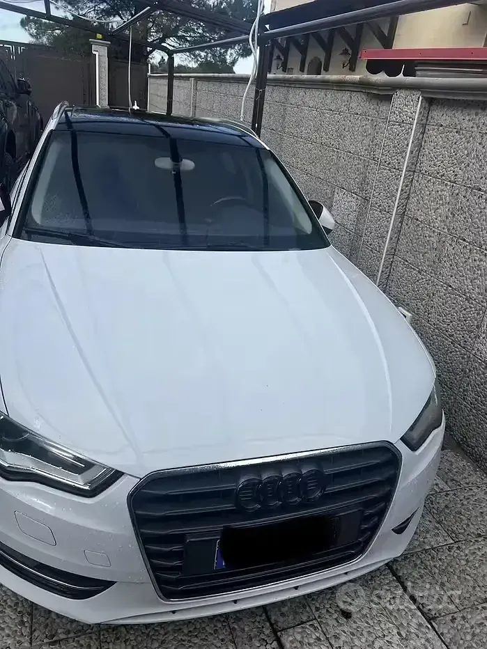 Usata Audi A3 122 CV (89 kW) 2014 Bianco Berlina
