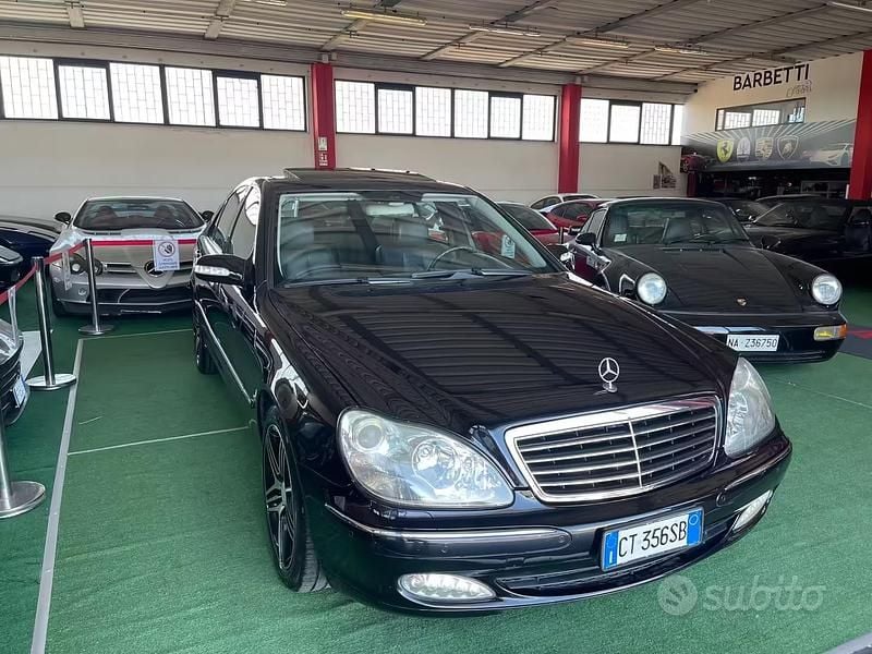 Usata Mercedes S350 244 CV (179 kW) 2005 Nero Berlina