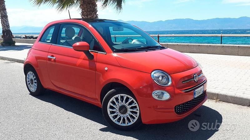 Usata Fiat 500 69 CV (50 kW) 2018 Arancione Berlina