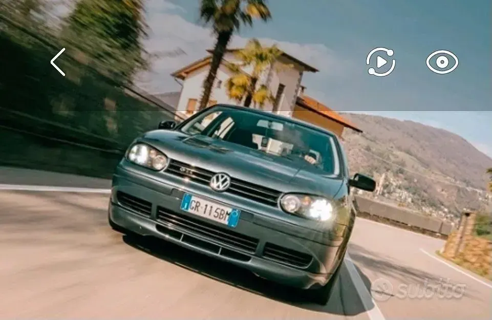 Usata VW Golf IV GTI 150 CV (110 kW) 2002 Bluazzurro Berlina