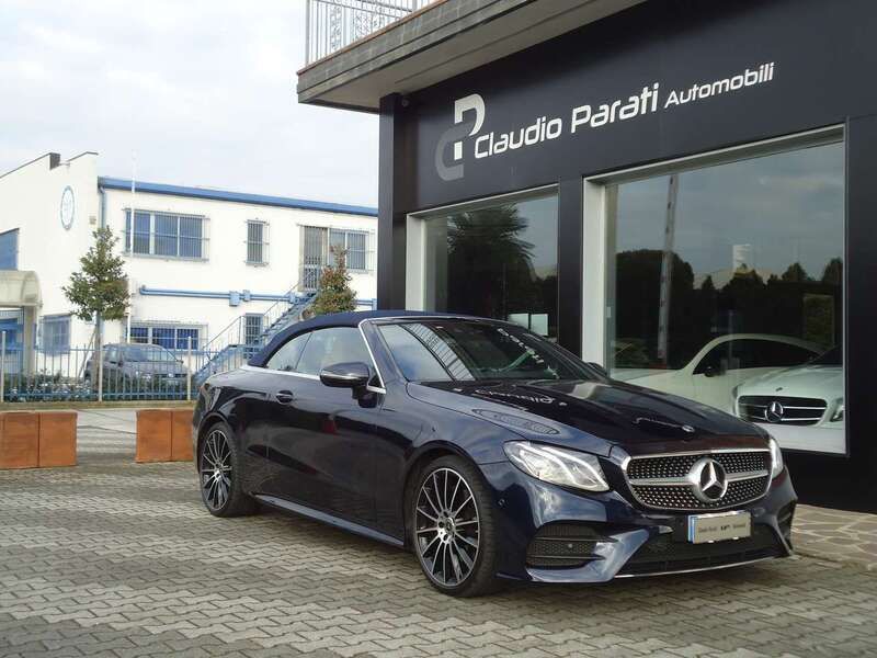 Usata Mercedes E220 Premium Plus 194 CV (142 kW) 2018 Tanzanite Cabrio