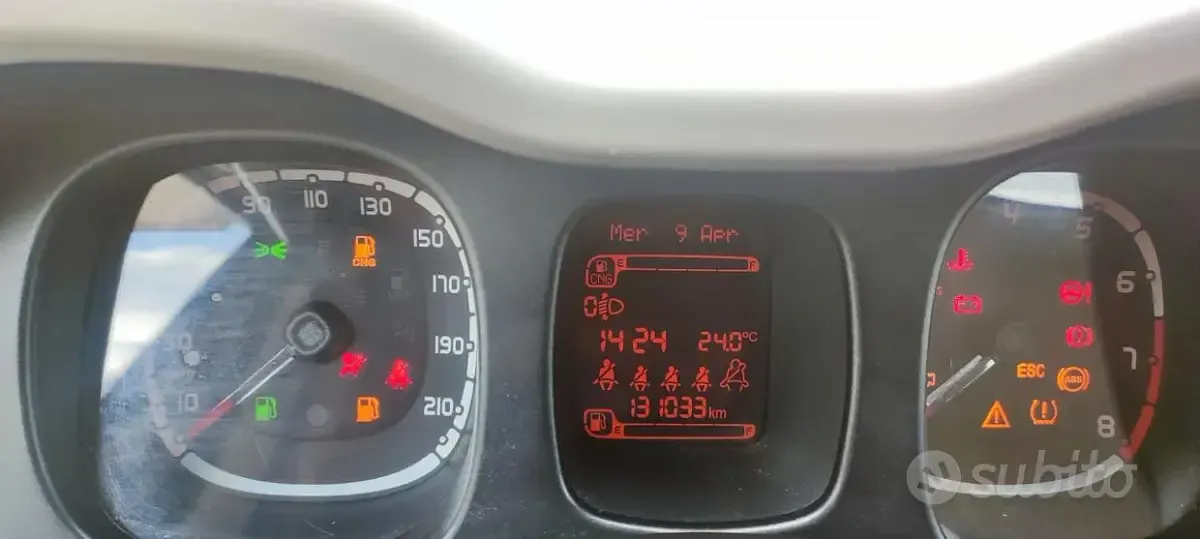 Usata Fiat Panda 85 CV (62 kW) 2015 Bianco Utilitaria