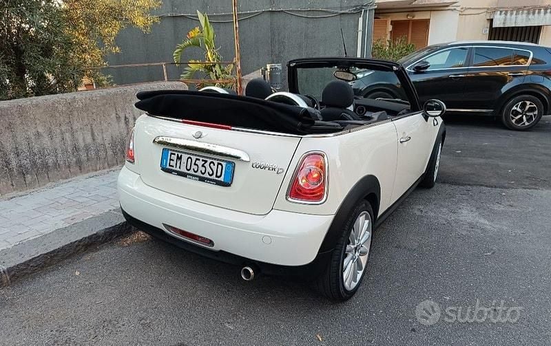 Usata Mini Cooper D Cabriolet 111 CV (81 kW) 2012 Bianco Cabrio