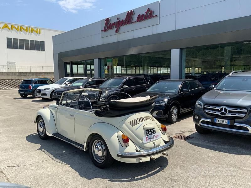 Usata VW Beetle Cabriolet 44 CV (32 kW) 1989 Bianco Cabrio