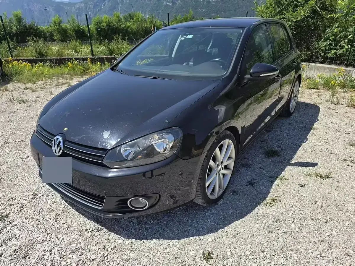 Usata VW Golf VI 160 CV (117 kW) 2009 Nero Utilitaria