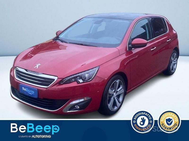 Usata Peugeot 308 Allure 116 CV (85 kW) 2014 Rosso metallizzato Berlina