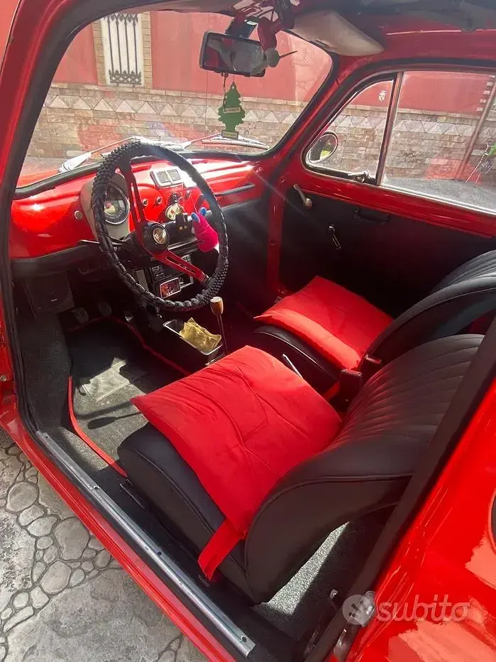 Usata Fiat 500 1970 Rosso Utilitaria