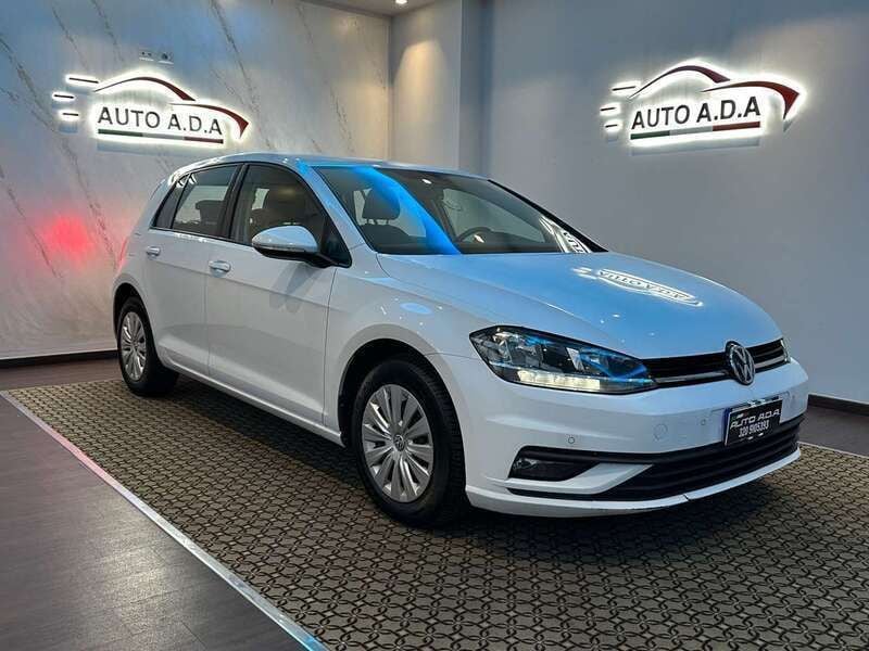Usata VW Golf VII Trendline 116 CV (85 kW) 2018 Bianco Berlina