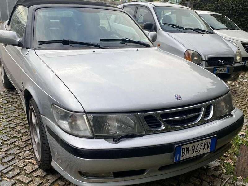 Argento Usata 2000 Saab 9-3 Cabriolet Cabrio | 4500 € (Buon prezzo) - Immagine 1/4