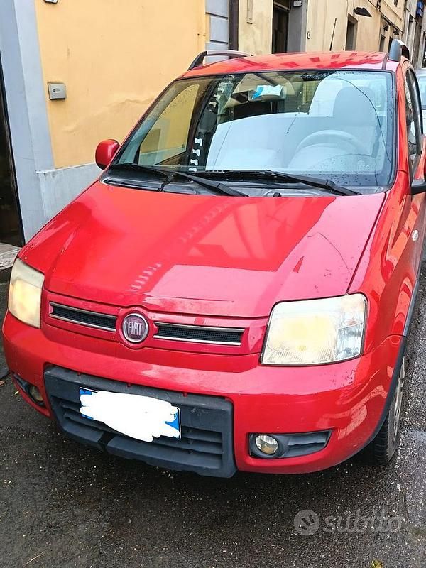 Usata Fiat Panda 77 CV (56 kW) 2010 Rosso Utilitaria