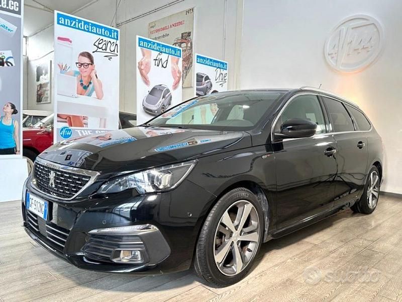 Usata Peugeot 308 GT 131 CV (96 kW) 2021 Nero metallizzato Station wagon