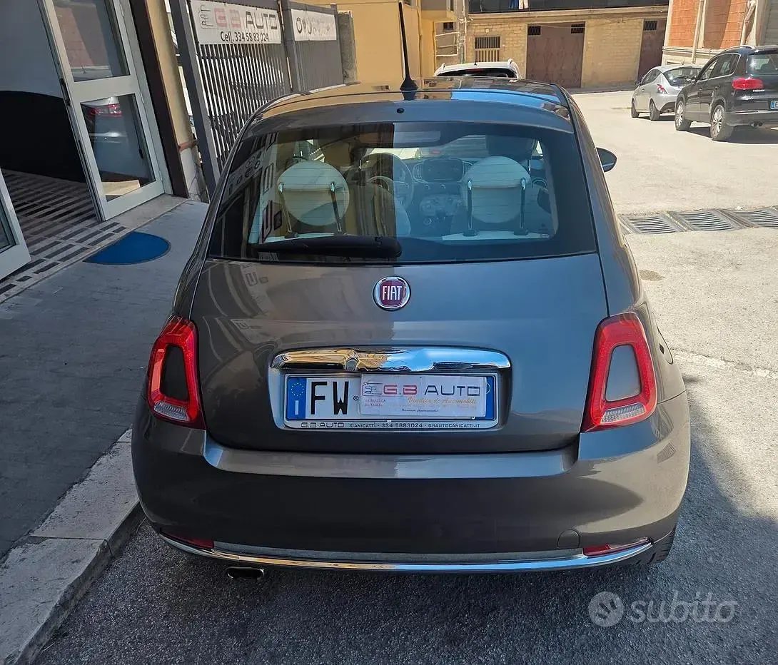 Usata Fiat 500 69 CV (50 kW) 2019 Grigio Berlina