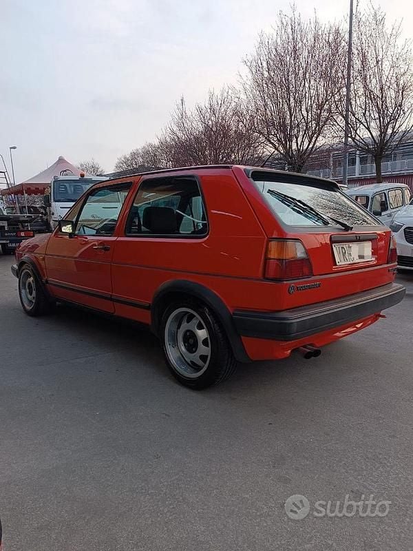 Usata VW Golf II GTI 1985 Rosso Utilitaria