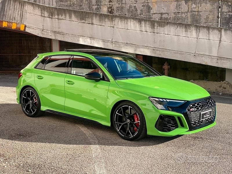 Usata Audi RS3 400 CV (294 kW) 2022 Verde Berlina